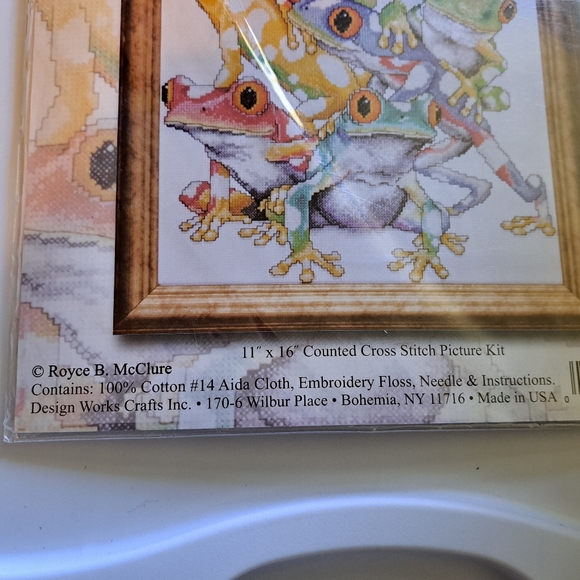 Frog Pile Cross Stitch Kit - Picture 2 of 5